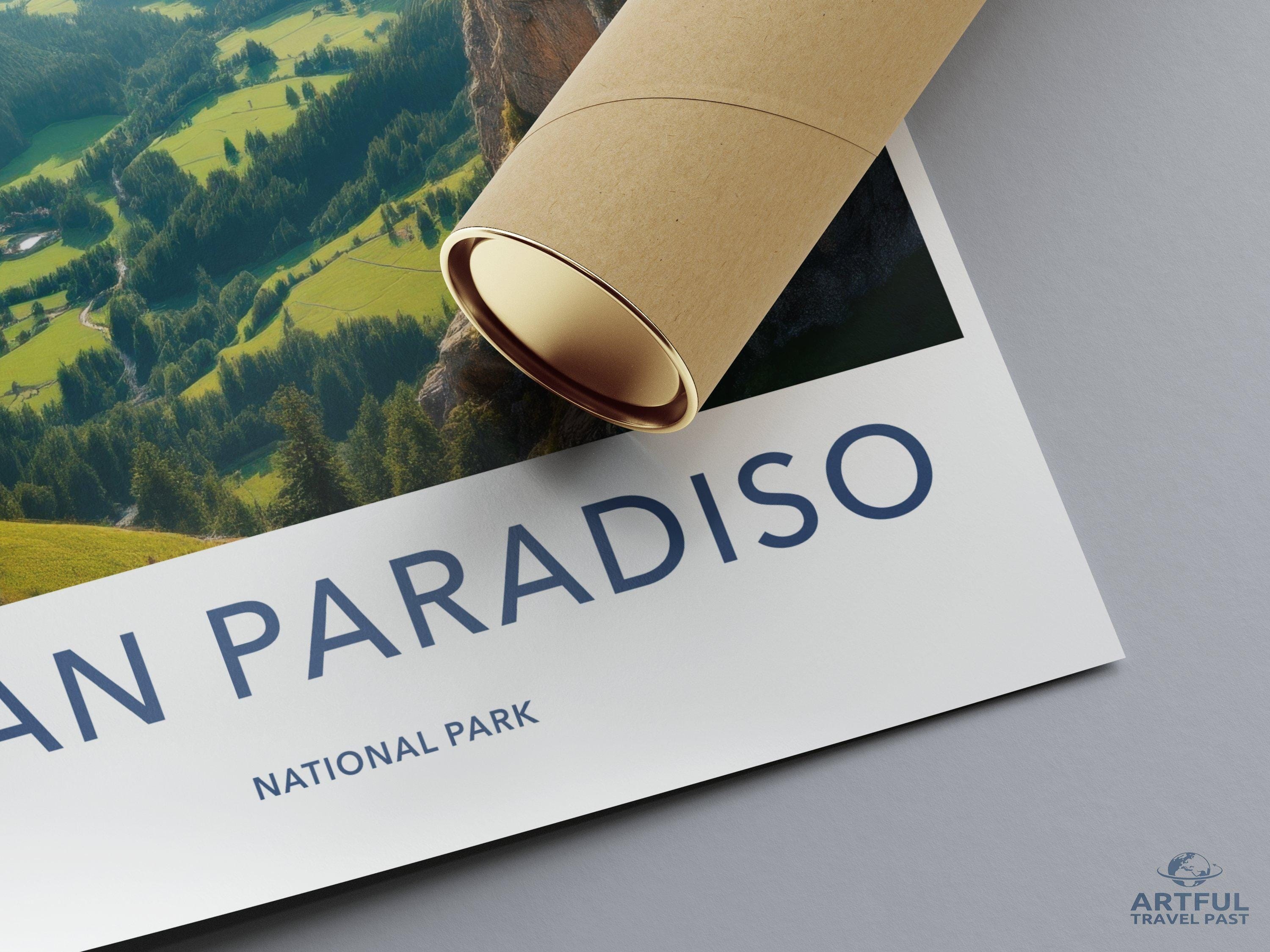 Gran Paradiso National Park Poster | Italy Wall Art