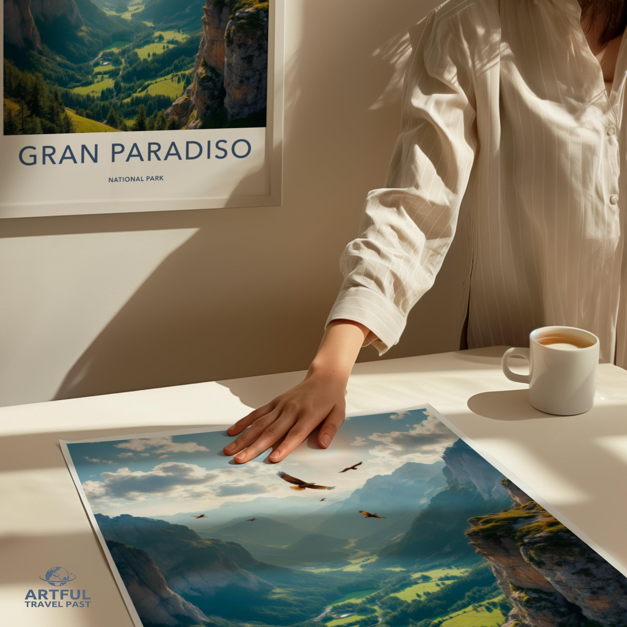 Gran Paradiso National Park Poster | Italy Wall Art