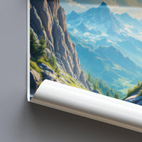 Gran Paradiso Poster - Italy Wall Art