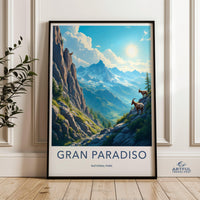 Gran Paradiso Poster - Italy Wall Art