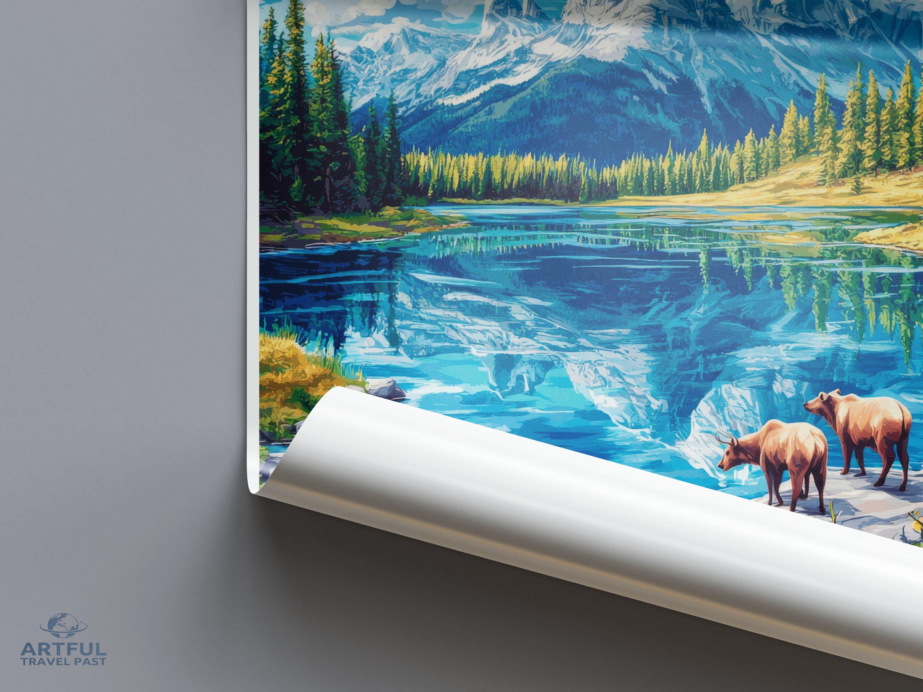 Grand Teton National Park Poster | Wyoming Wall Art