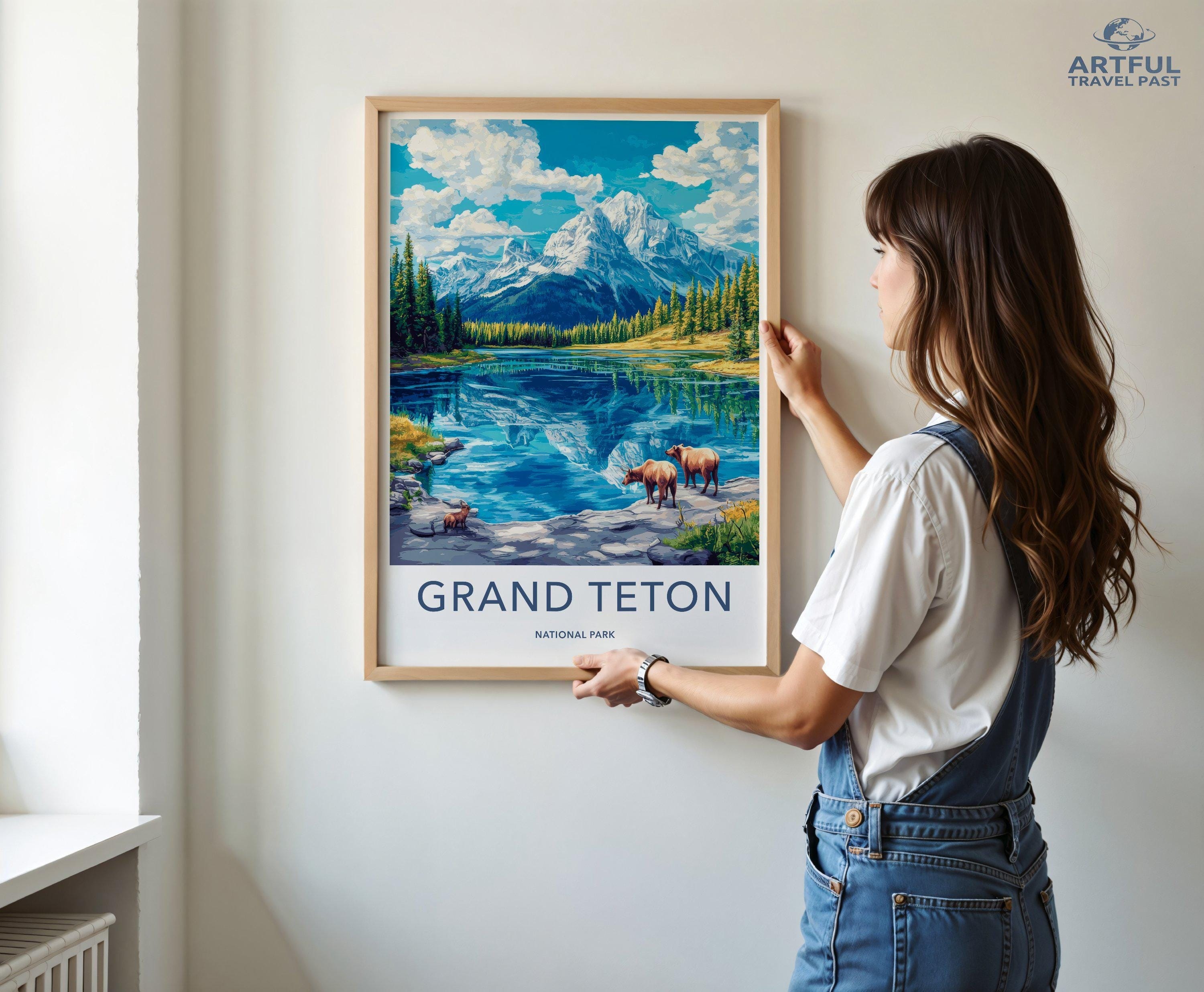 Grand Teton National Park Poster | Wyoming Wall Art