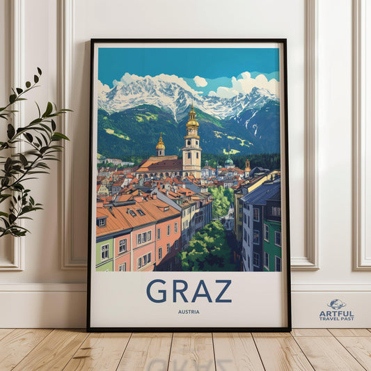 Graz Poster - Austria Wall Art