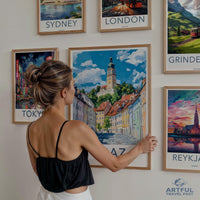 Graz Poster | Austria Wall Art | Europe Decor