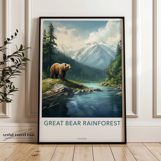 Great Bear Rainforest Poster - Canada Wall Art