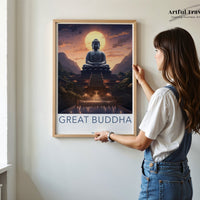 Great Buddha Poster | Taiwan Wall Art