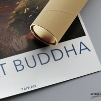 Great Buddha Poster | Taiwan Wall Art | Asia Decor