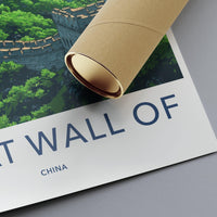 Great Wall of China Poster | China Wall Art | Asia Decor