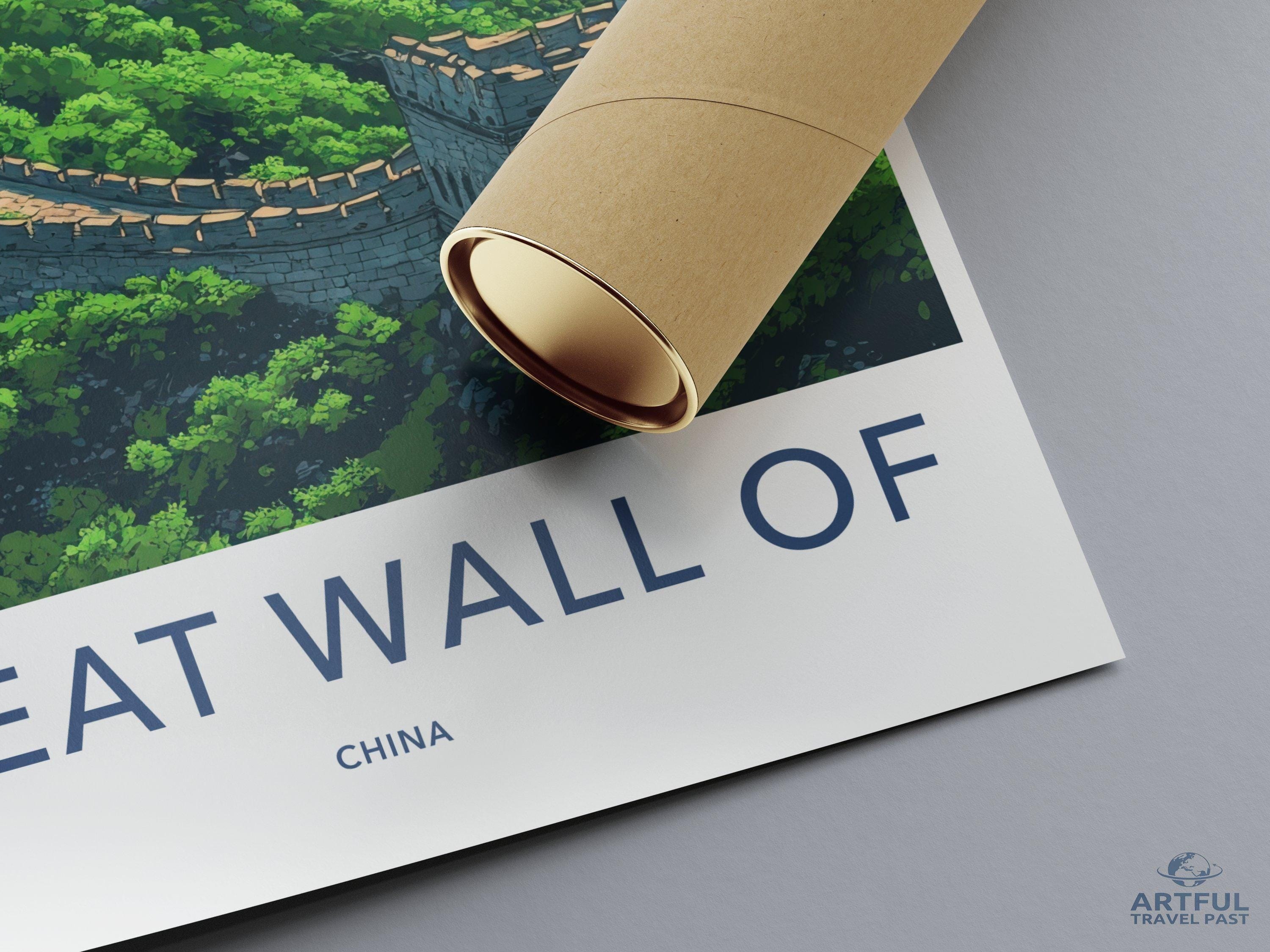 Great Wall of China Poster | China Wall Art | Asia Decor