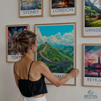 Great Wall of China Poster | China Wall Art | Asia Decor