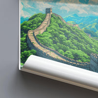 Great Wall of China Poster | China Wall Art | Asia Decor