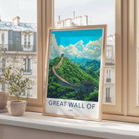 Great Wall of China Poster | China Wall Art | Asia Decor