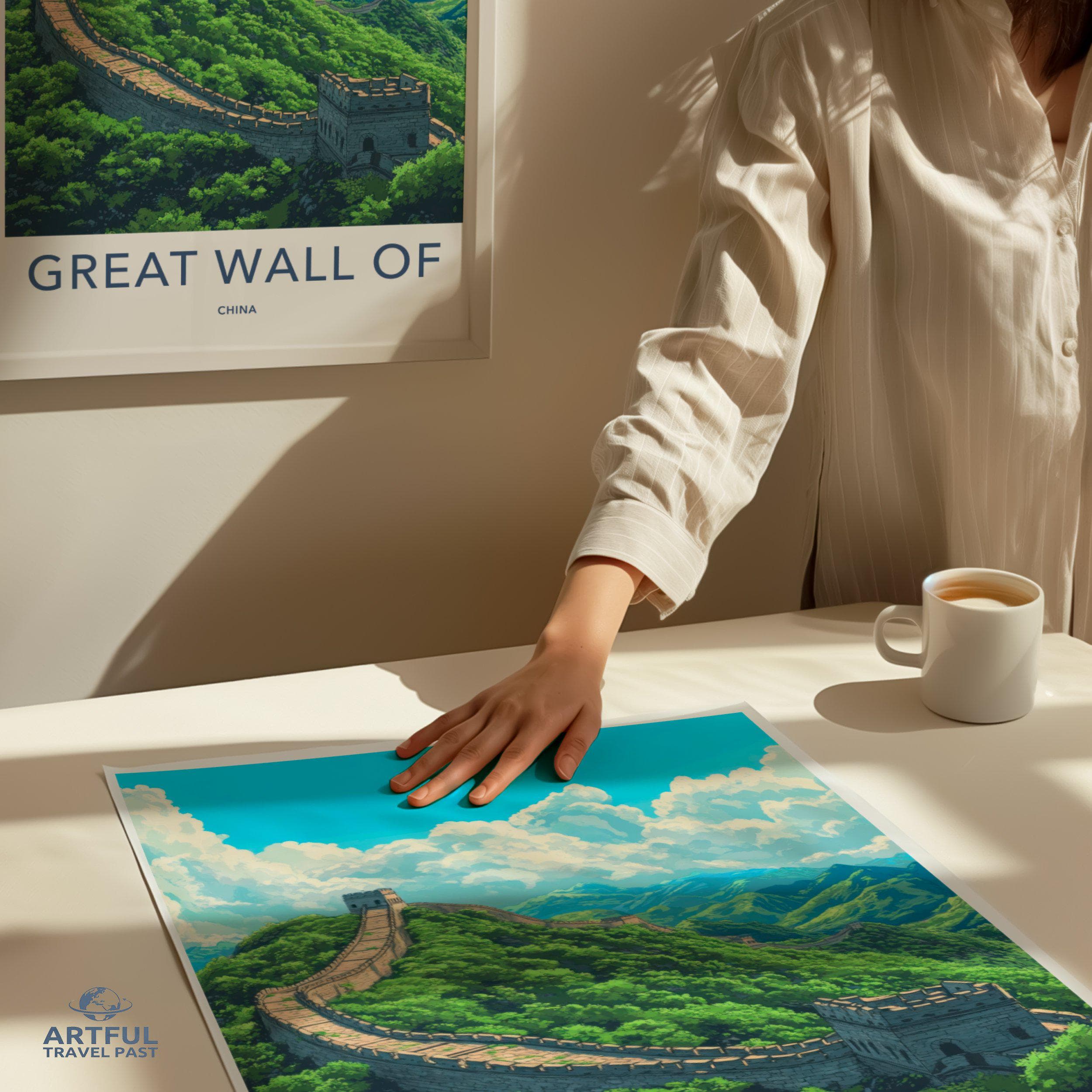 Great Wall of China Poster | China Wall Art | Asia Decor
