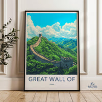 Great Wall of China Poster | China Wall Art | Asia Decor