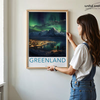 Greenland Poster | Greenland Wall Art | Arctic Decor