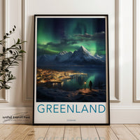 Greenland Poster | Greenland Wall Art | Arctic Decor