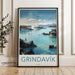 Grindavik Poster | Reykjanes Wall Art | Iceland Artwork