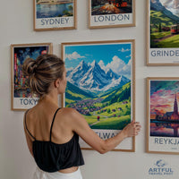 Grindelwald Poster - Switzerland Wall Art