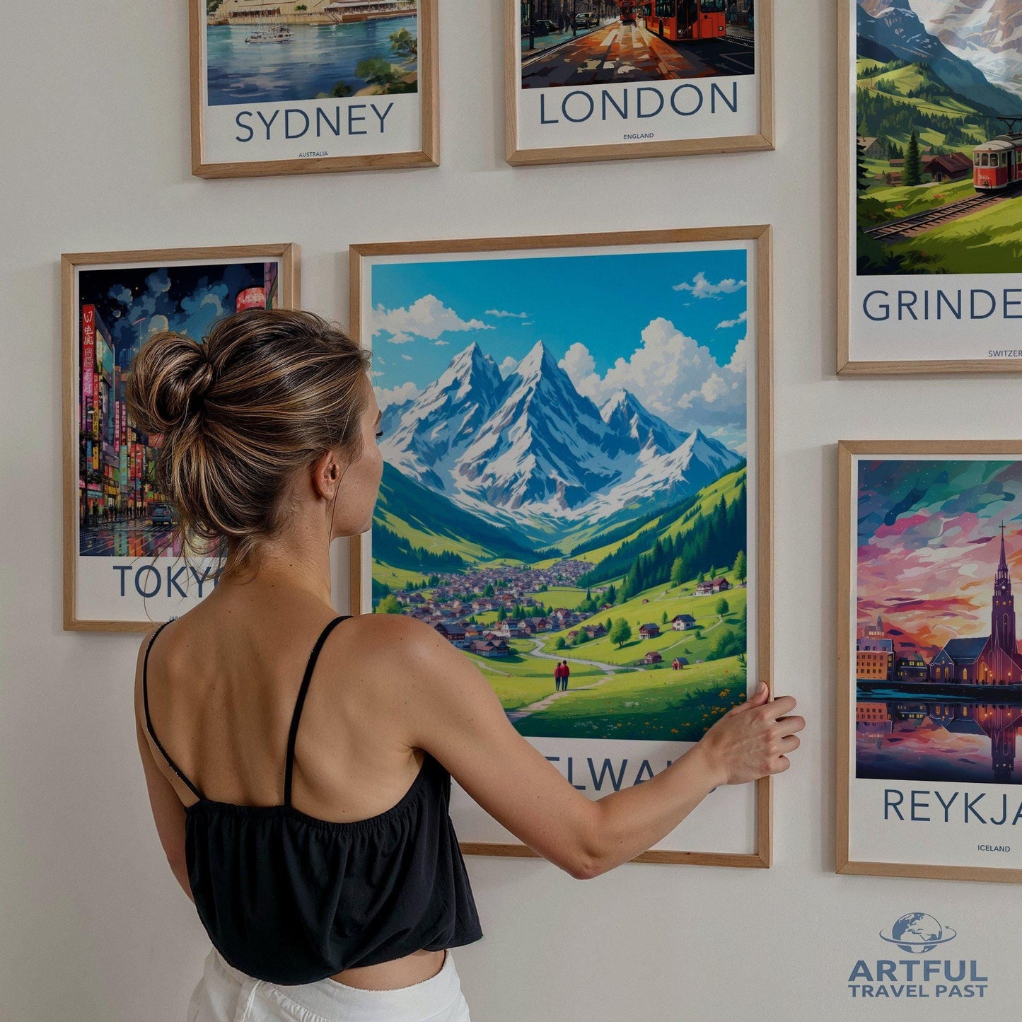 Grindelwald Poster - Switzerland Wall Art