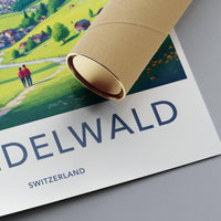 Grindelwald Poster - Switzerland Wall Art