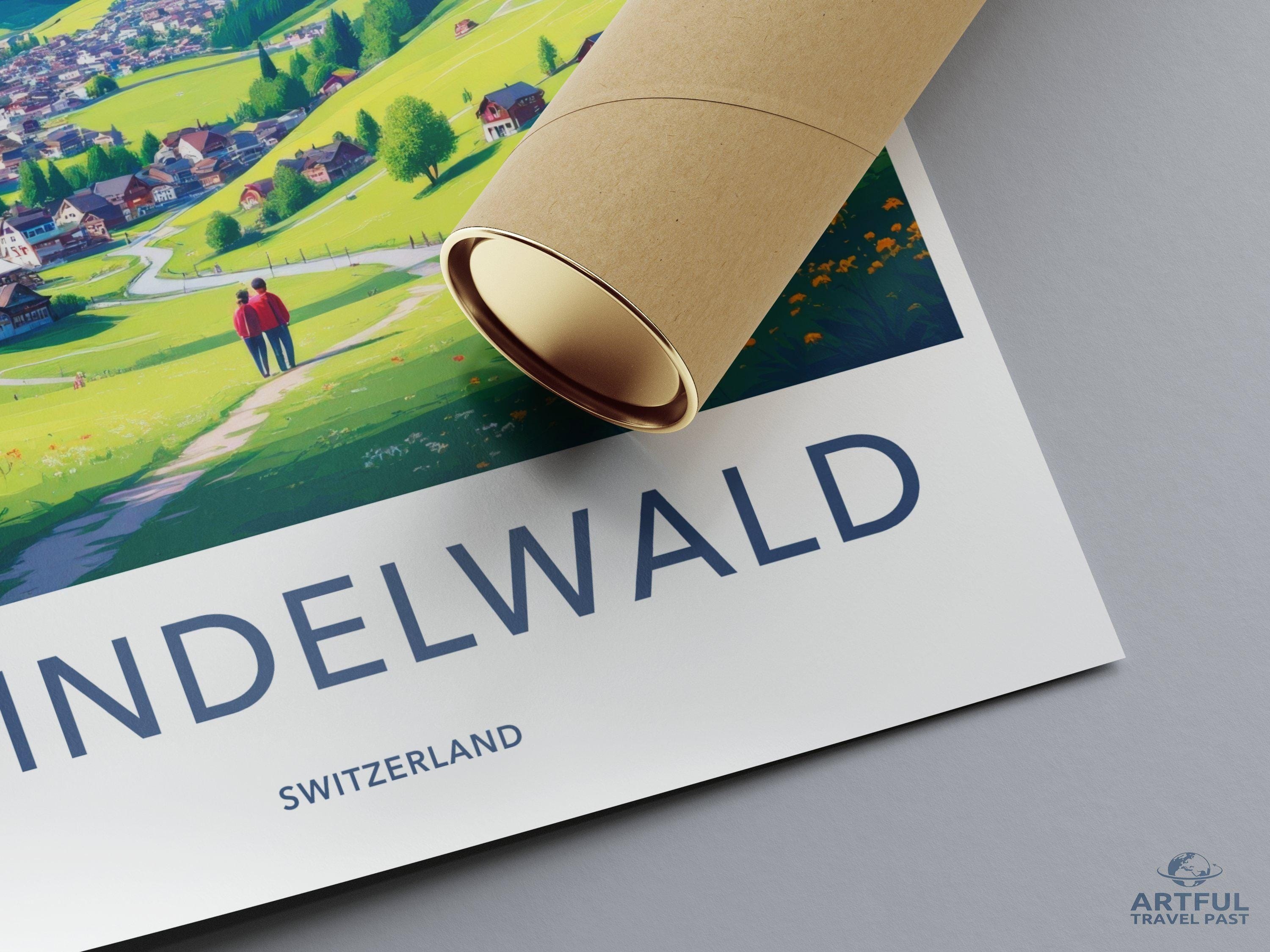 Grindelwald Poster - Switzerland Wall Art