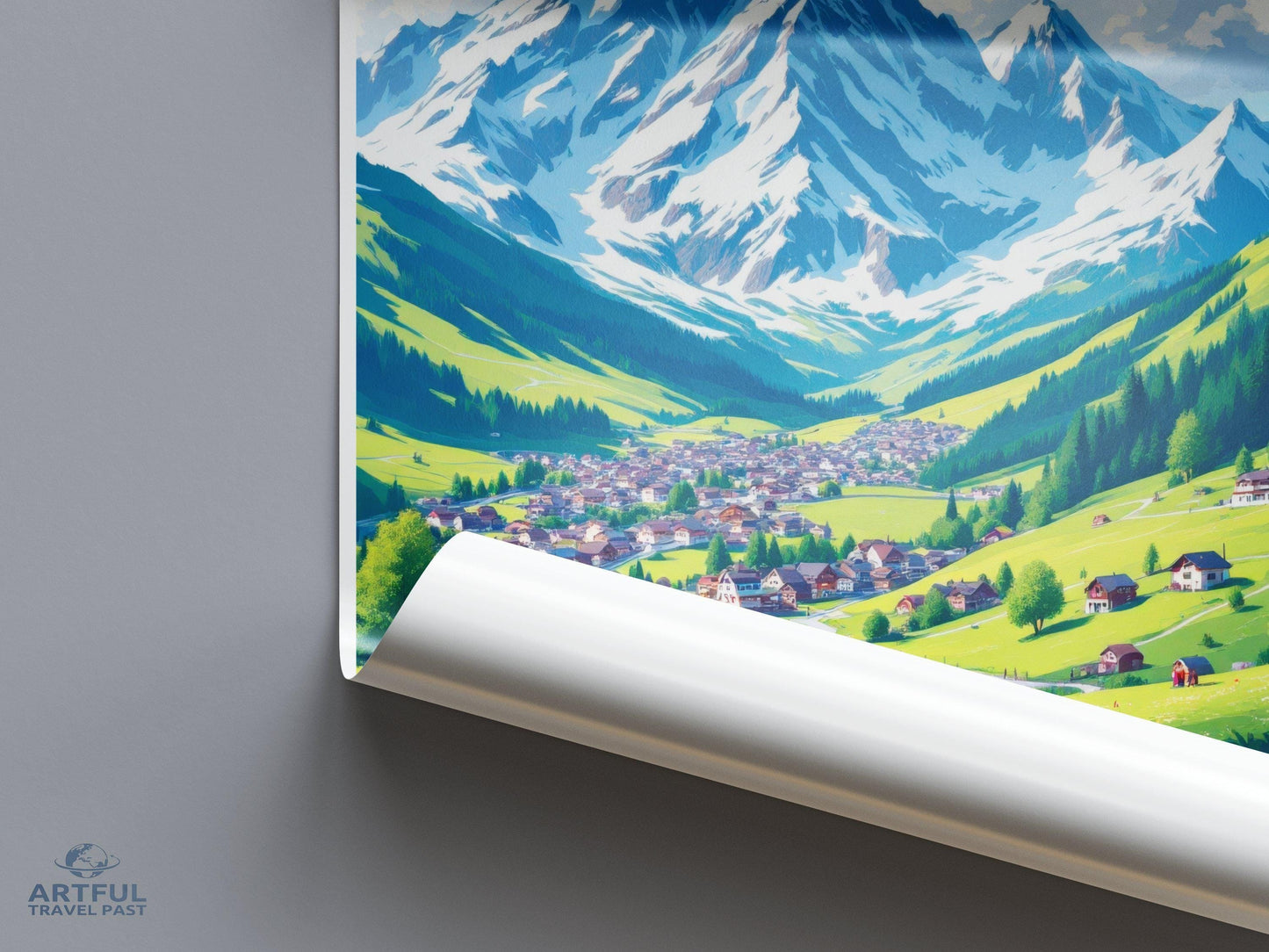 Grindelwald Poster - Switzerland Wall Art