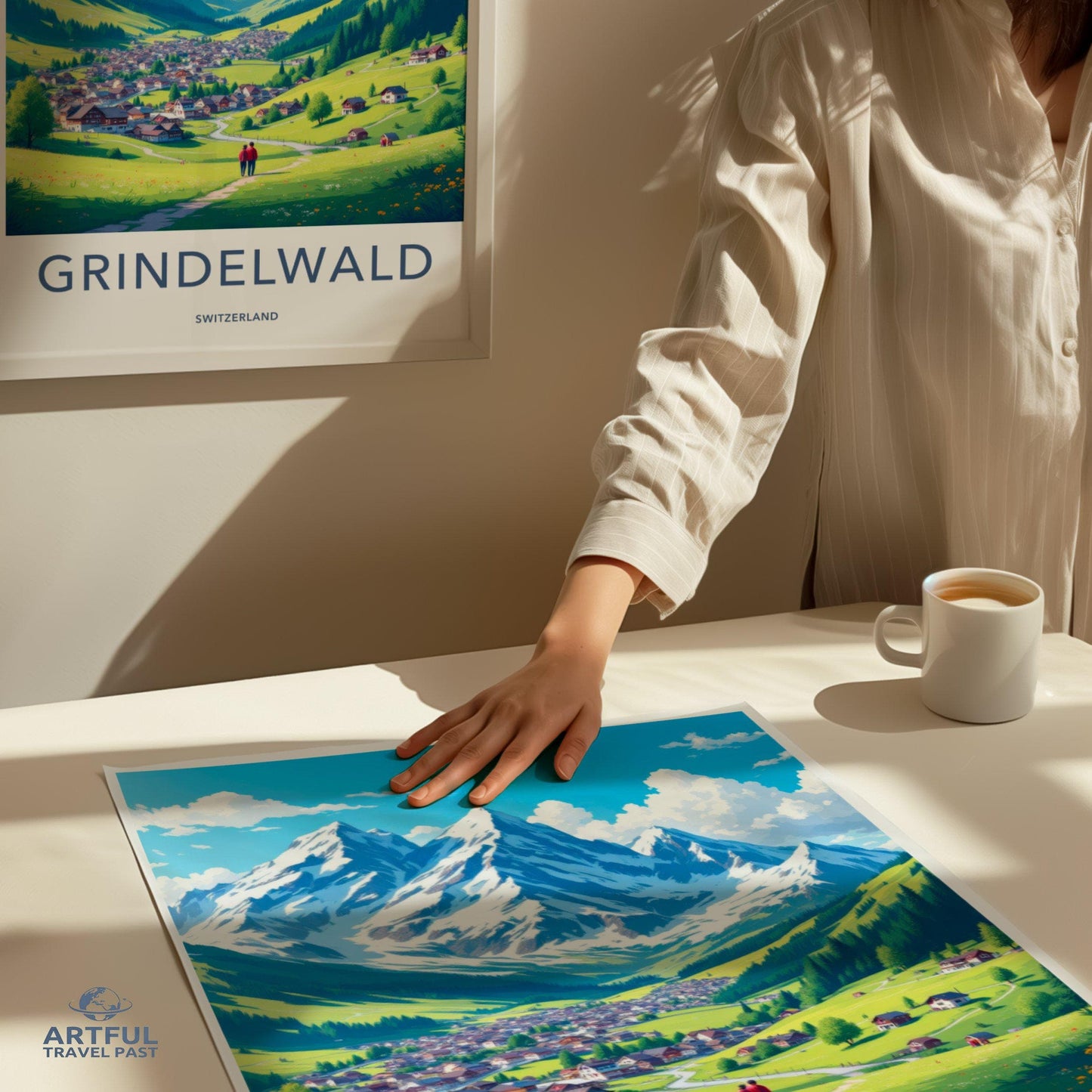 Grindelwald Poster - Switzerland Wall Art