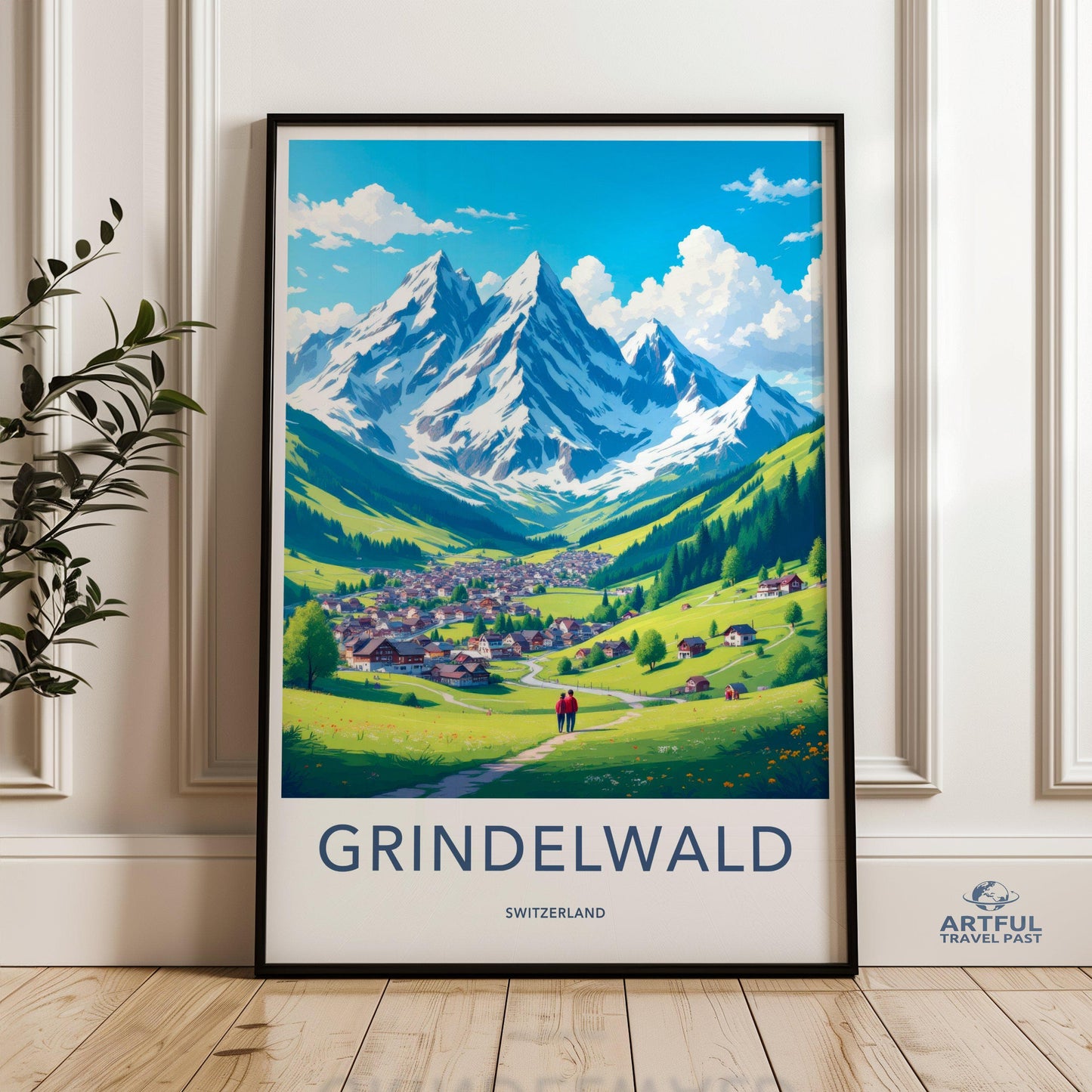 Grindelwald Poster - Switzerland Wall Art