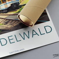 Grindelwald Poster - Switzerland Wall Art