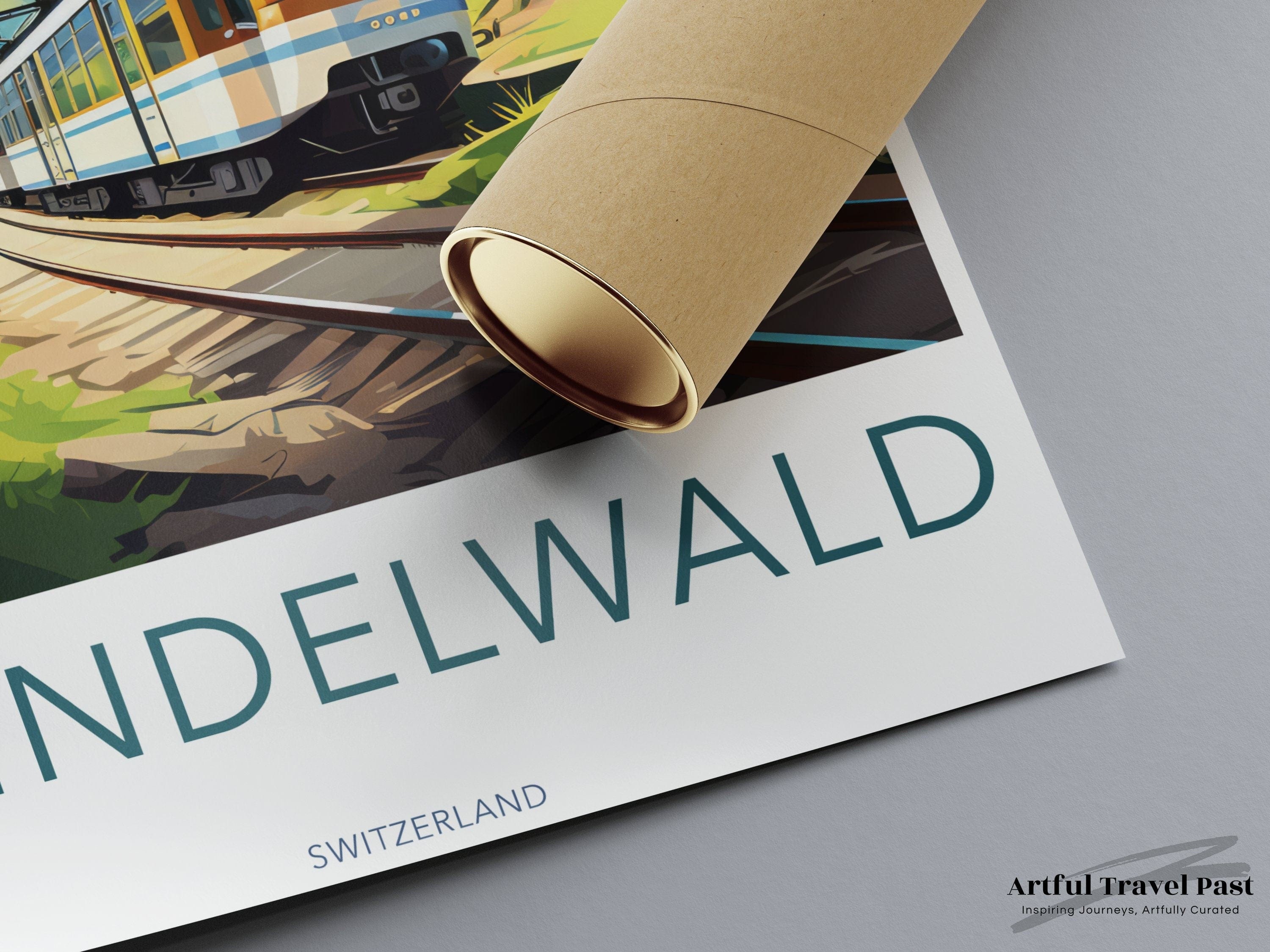 Grindelwald Poster - Switzerland Wall Art