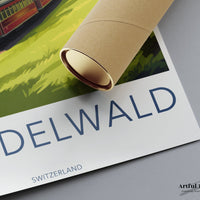 Grindelwald Poster - Switzerland Wall Art