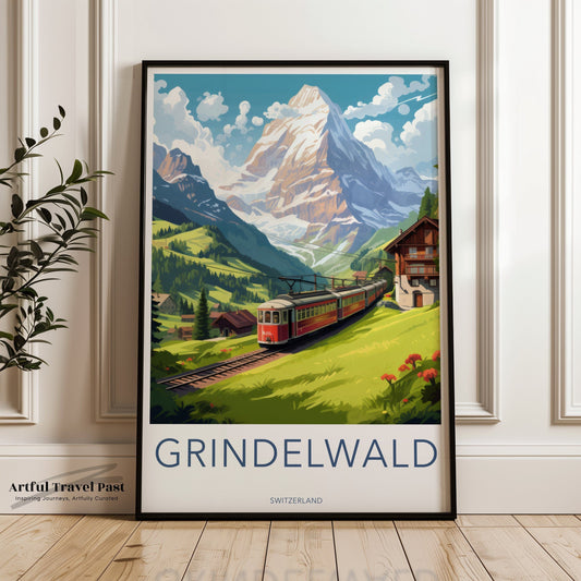 Grindelwald Poster - Switzerland Wall Art