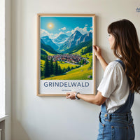 Grindelwald Switzerland Poster