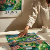Grund Poster - Luxembourg Wall Art