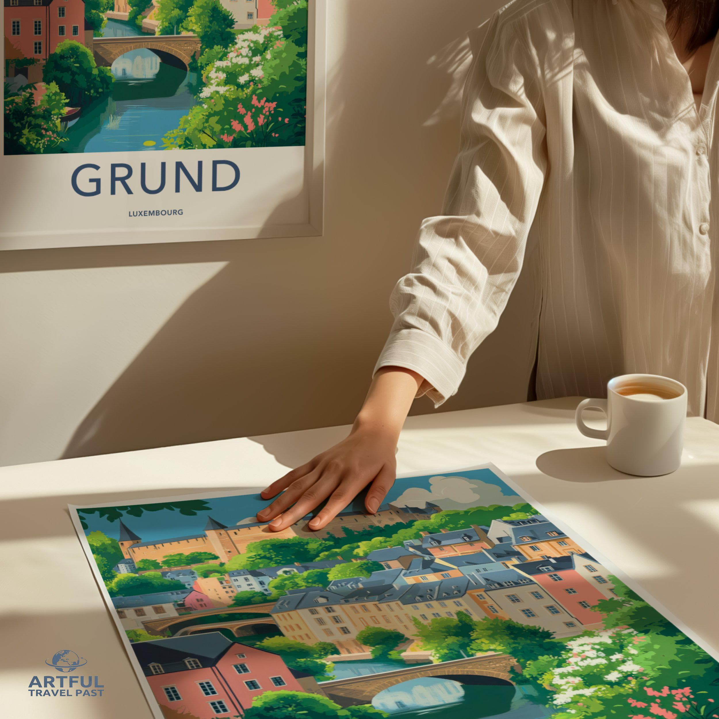 Grund Poster - Luxembourg Wall Art