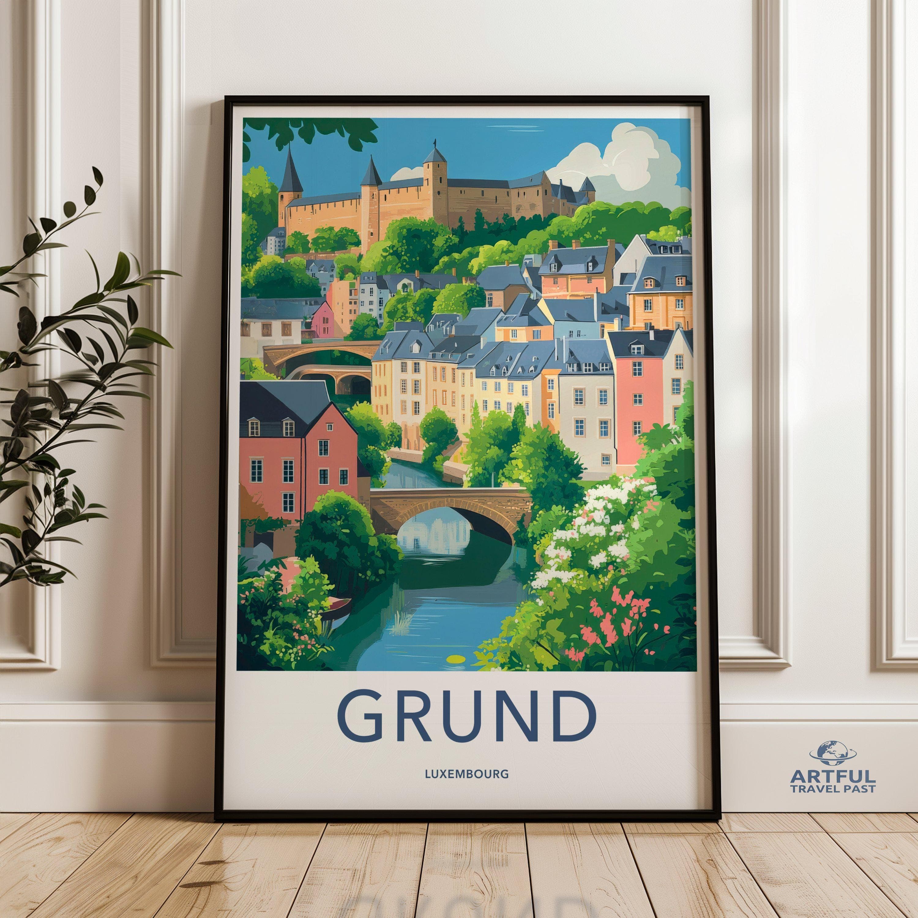 Grund Poster - Luxembourg Wall Art