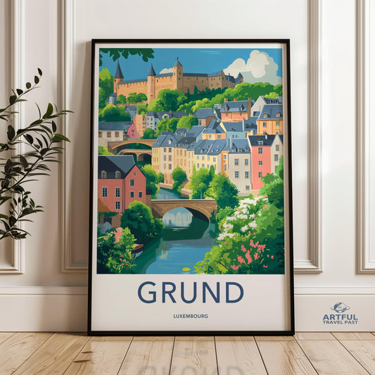 Grund Poster - Luxembourg Wall Art
