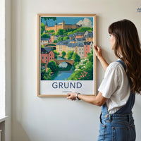Grund Poster - Luxembourg Wall Art
