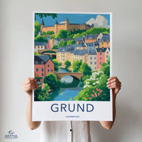 Grund Poster - Luxembourg Wall Art