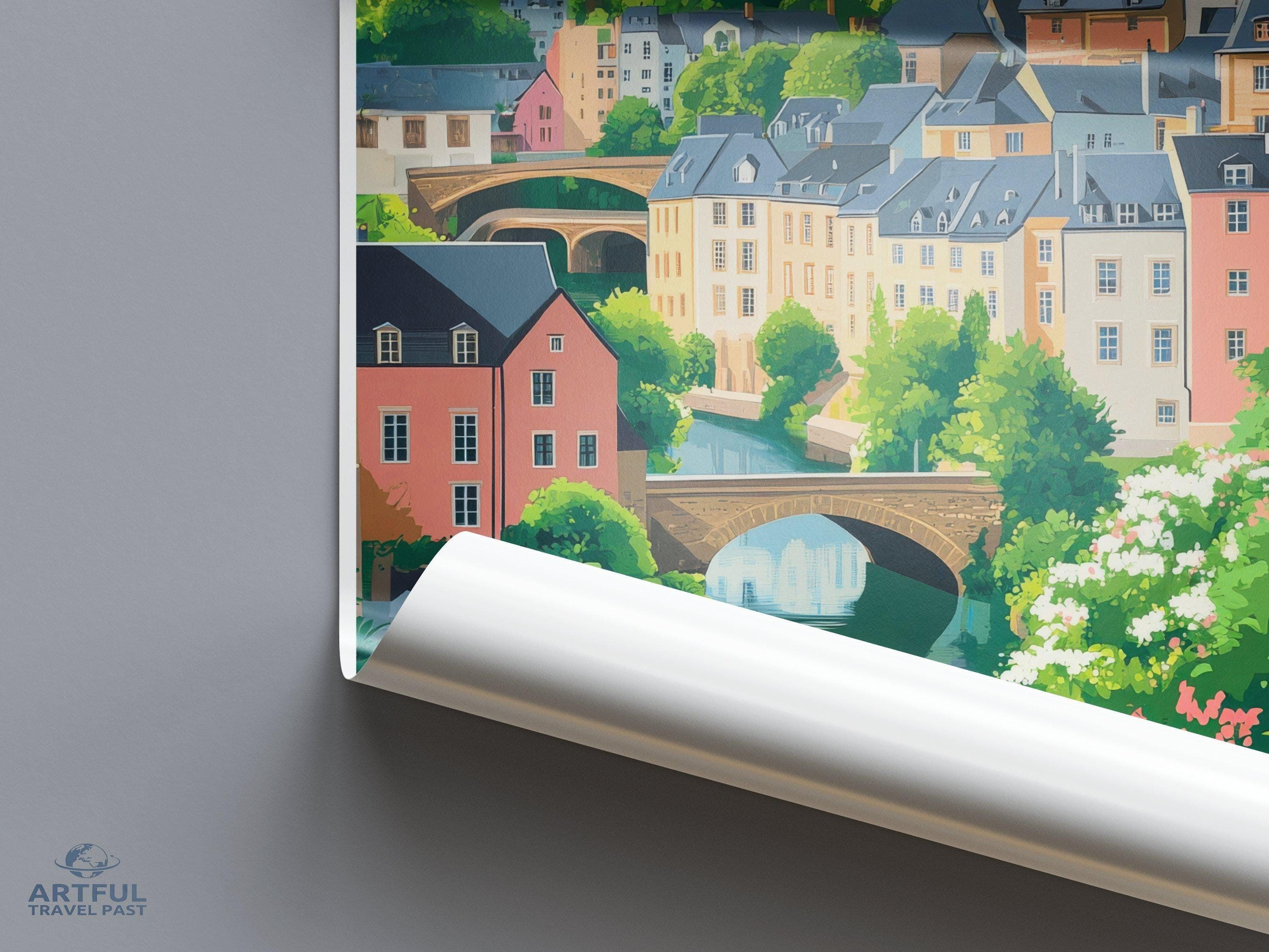 Grund Poster - Luxembourg Wall Art