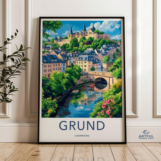 Grund Poster - Luxembourg Wall Art
