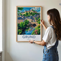 Grund Poster - Luxembourg Wall Art