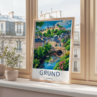 Grund Poster - Luxembourg Wall Art