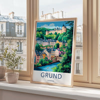 Grund Poster - Luxembourg Wall Art