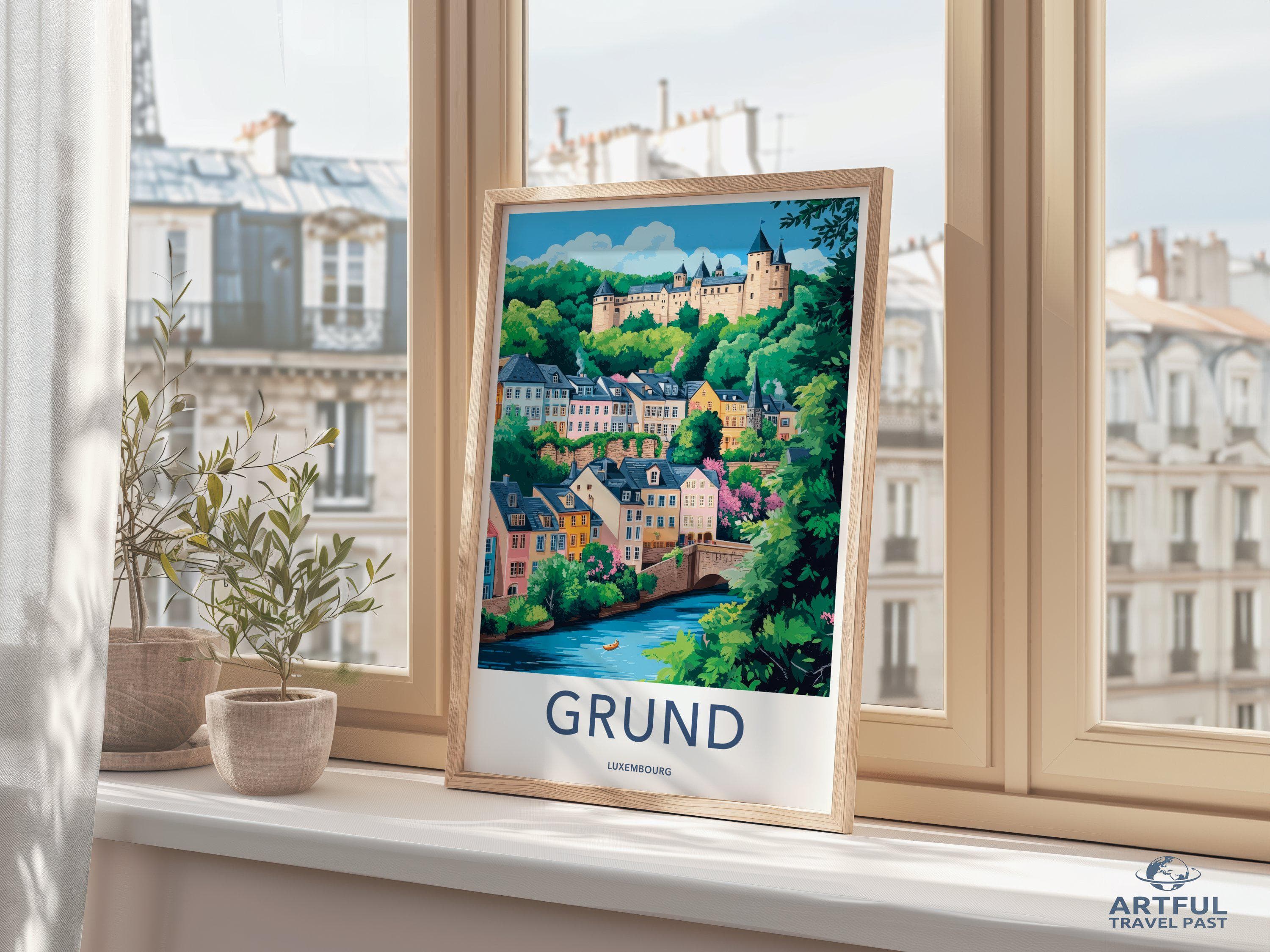 Grund Poster - Luxembourg Wall Art