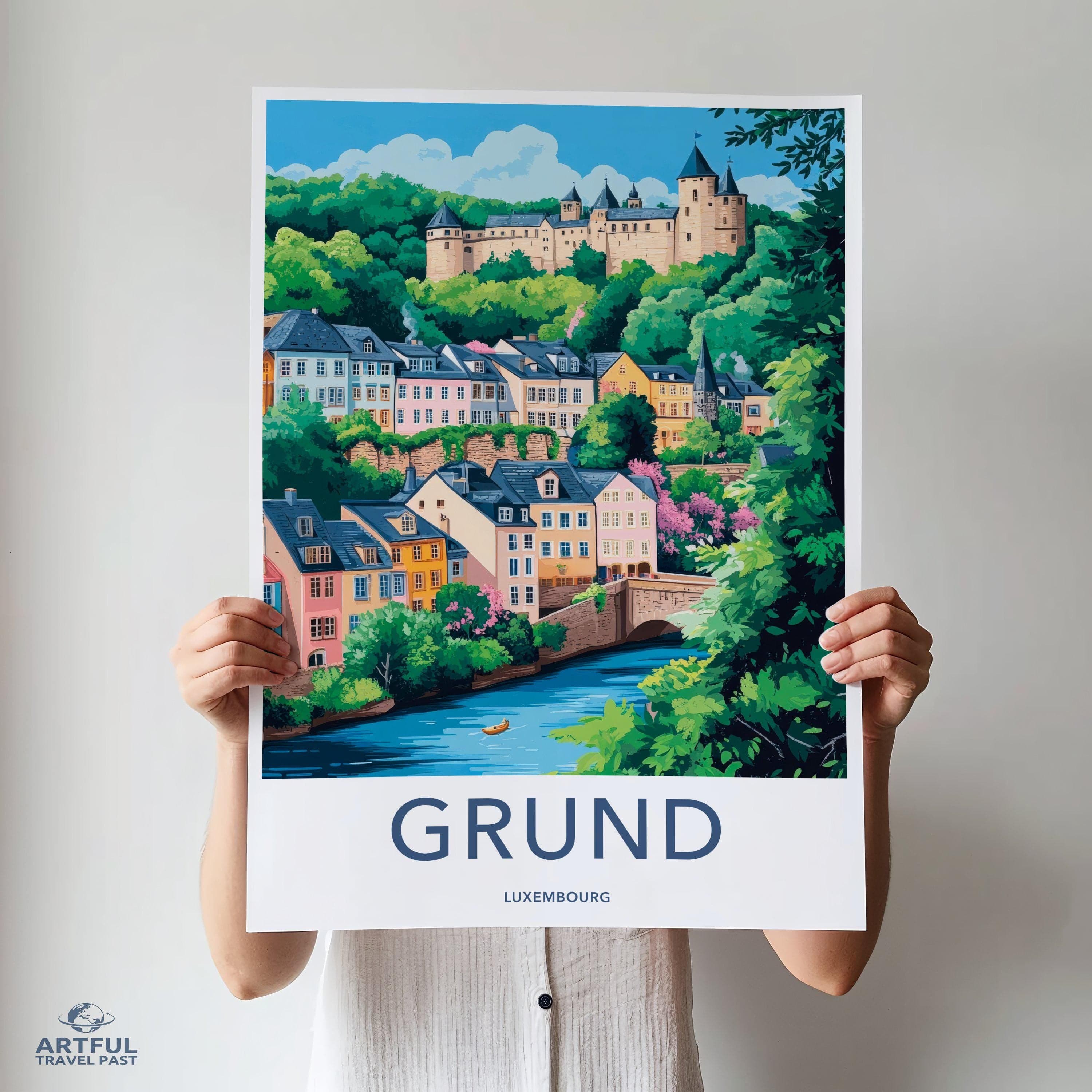 Grund Poster - Luxembourg Wall Art