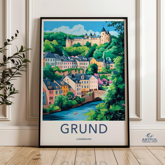 Grund Poster - Luxembourg Wall Art