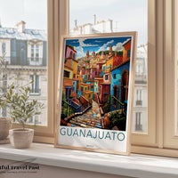 Guanajuato Poster | Mexico Wall Art | North America Decor
