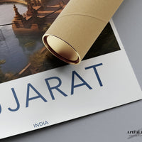 Gujarat Poster | Gujarat Wall Art | India Decor