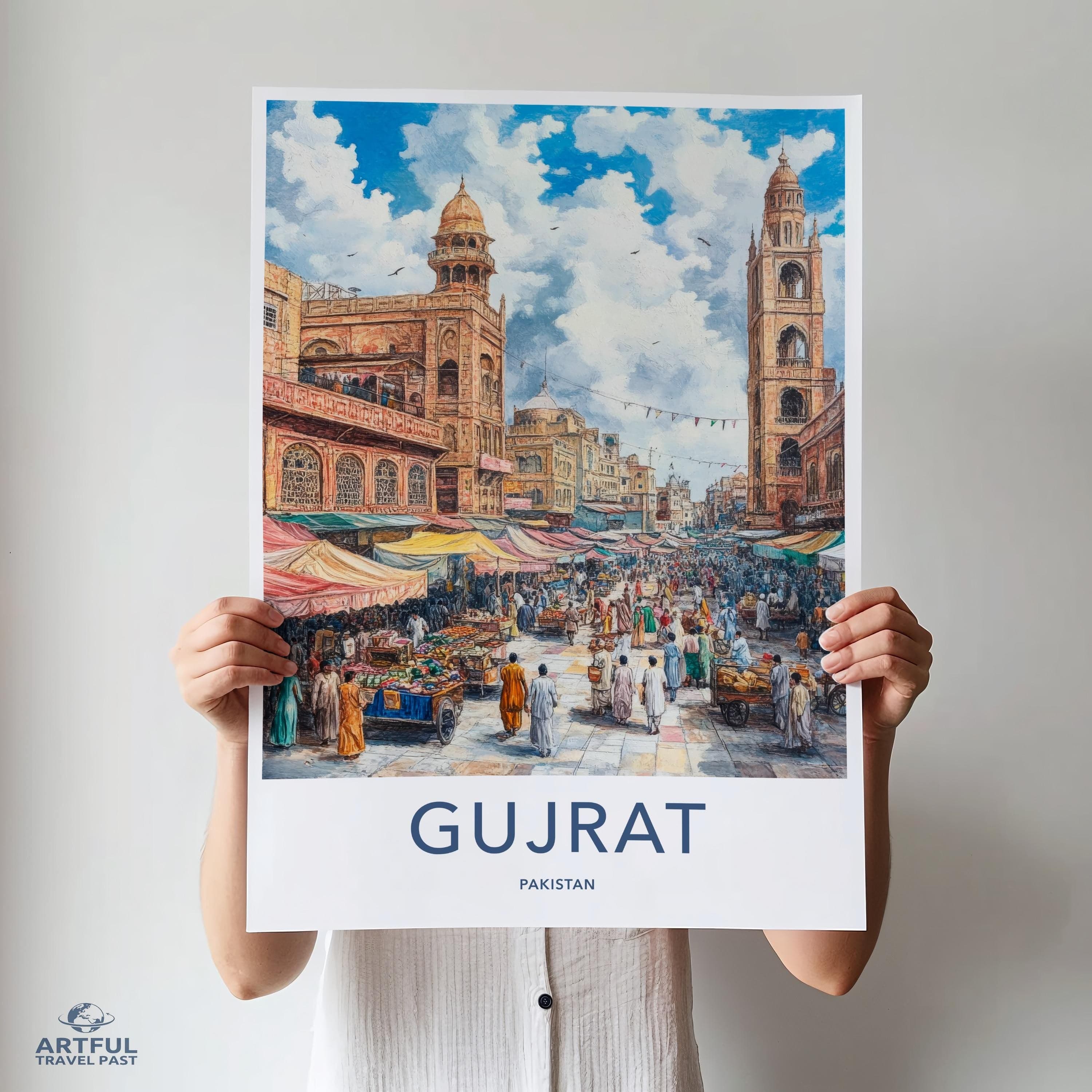Gujrat Poster - Pakistan Wall Art